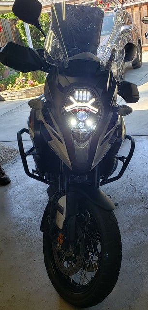 LED Headlight - Suzuki V-Strom 650 / 1000.. WICKED ALIEN! | eBay