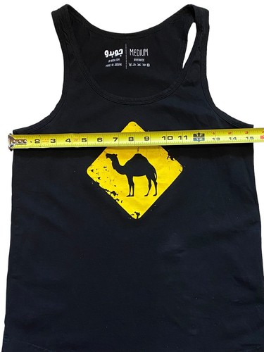 Jo-Bedu Camel Crossing Graphic Print Racerback Tank Black Men’s Size M - Picture 6 of 7