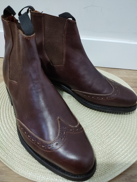 Exclusivos botines de guarnicionería española Campera Salmantina hombre Talla 41
