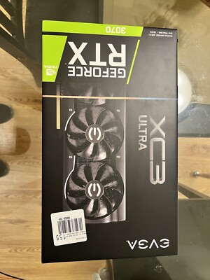 EVGA GeForce RTX 3070 XC3 ULTRA 8GB GDDR6 Graphics Card for sale
