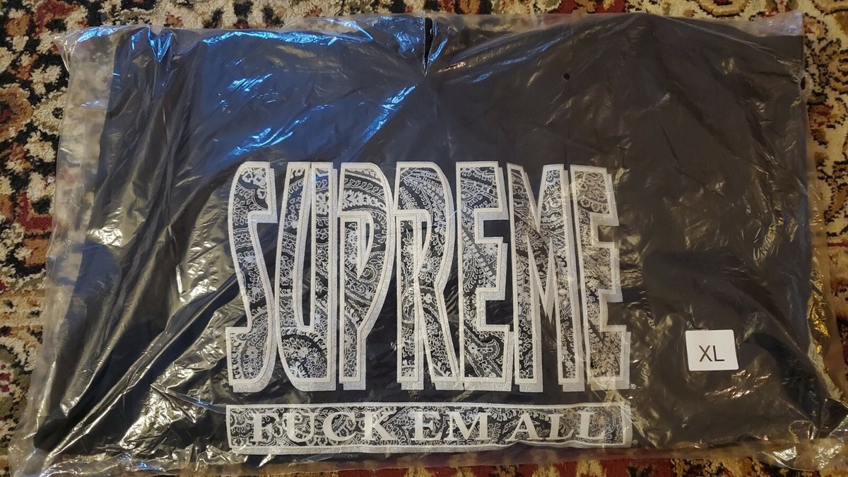 Supreme FuckEm All Hoodie Limited Xl New Never Worn 100% Authentic