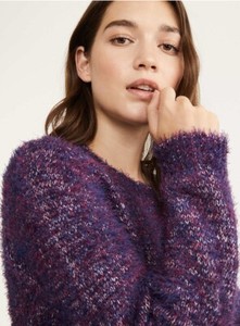 loft purple sweater