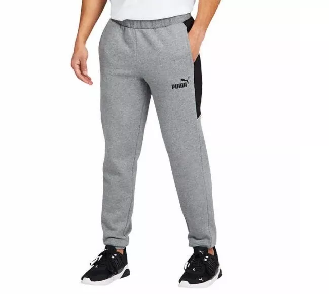 Puma Men s Pipe Sports Jogger Pants Gray Size LARGE eBay
