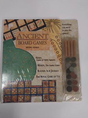 Ancient games Irving Finkel Senet, Mehen, hounds & jackals, UR NEW IN SHRINK