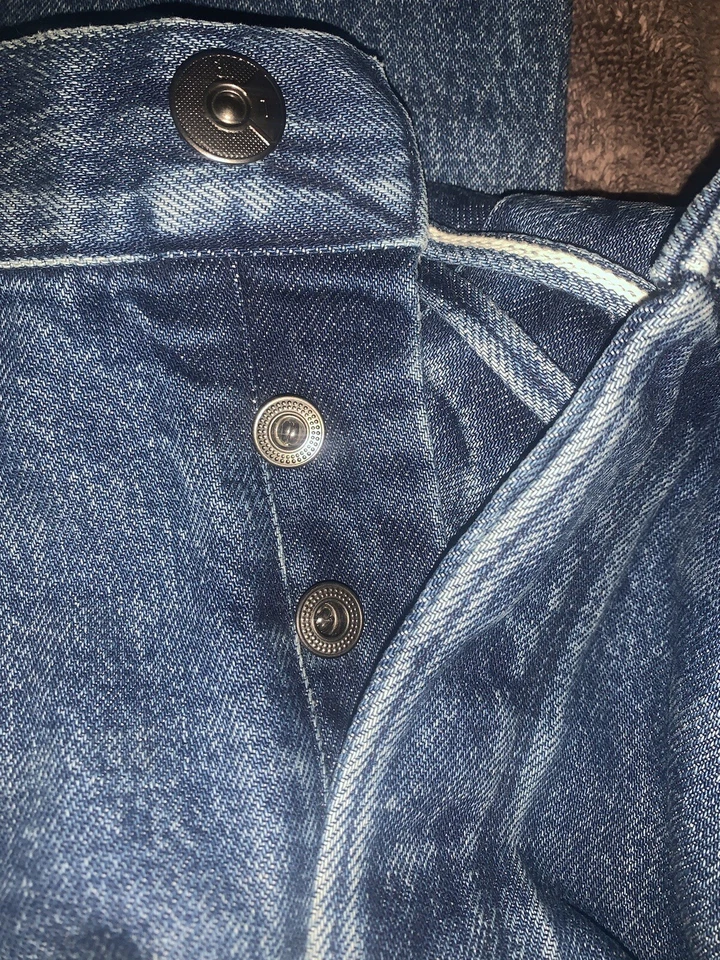 3x1 Jeans Men’s 38x35 Blue Selvedge M3 Straight Leg Mid Rise Button Fly Made NYC - Image 4 of 4