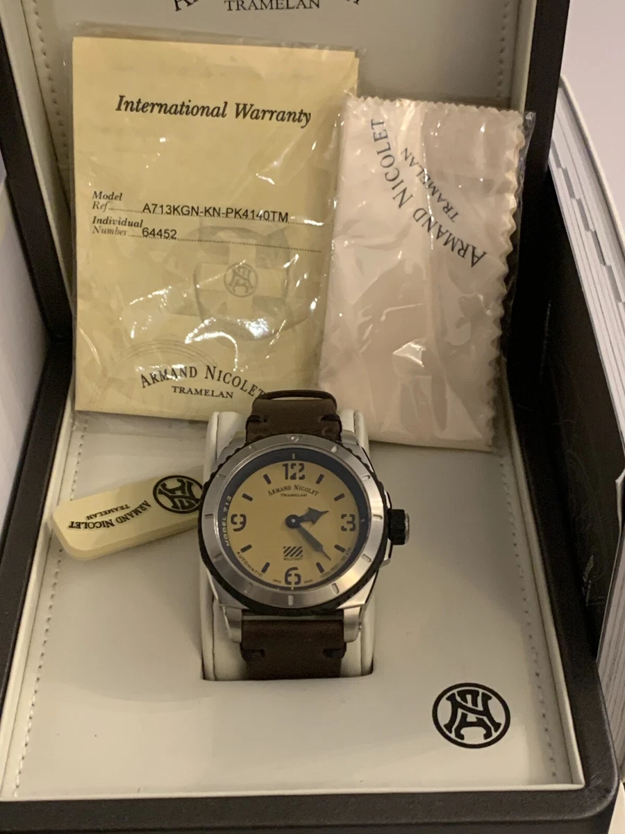 Armand Nicolet SO5 Model 713 A713PGN KN PK4140TM eBay