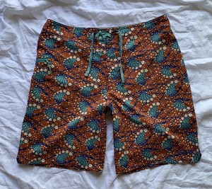 Stretch Board Shorts Flying Fish Print 