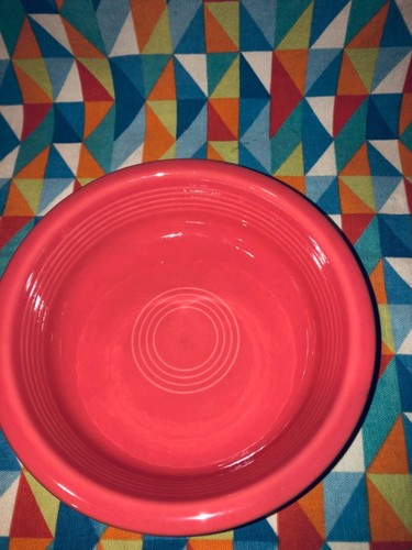 FIESTA 4 NEW FLAMINGO PINK retired 7” medium BOWLS 19 oz Fiestaware FREE SHIP - Picture 7 of 9