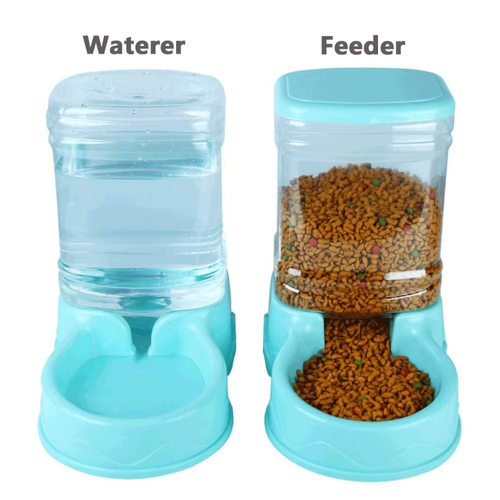 Automatic Pet Gravity Food Feeder and Water Dispenser for Dogs and Cats 3.8L - Picture 2 of 18