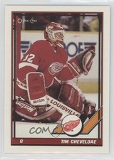 1991-92 O-Pee-Chee Tim Cheveldae #35 q7c