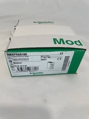Neu Schneider Electric BMXPRA0100 Modicon X80 Peripherie Fernbedienung IO Adapter Modul
