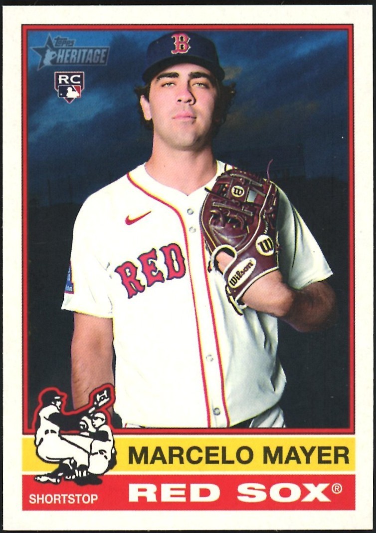 2025 Topps Heritage High Number Marcelo Mayer #688 ROOKIE