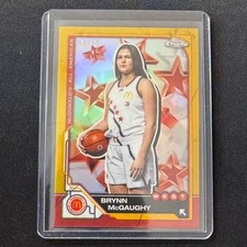 🀄️2025 TOPPS CHROME MCDONALD'S ORANGE REFRACTOR BRYNN MCGAUGHY 44/50