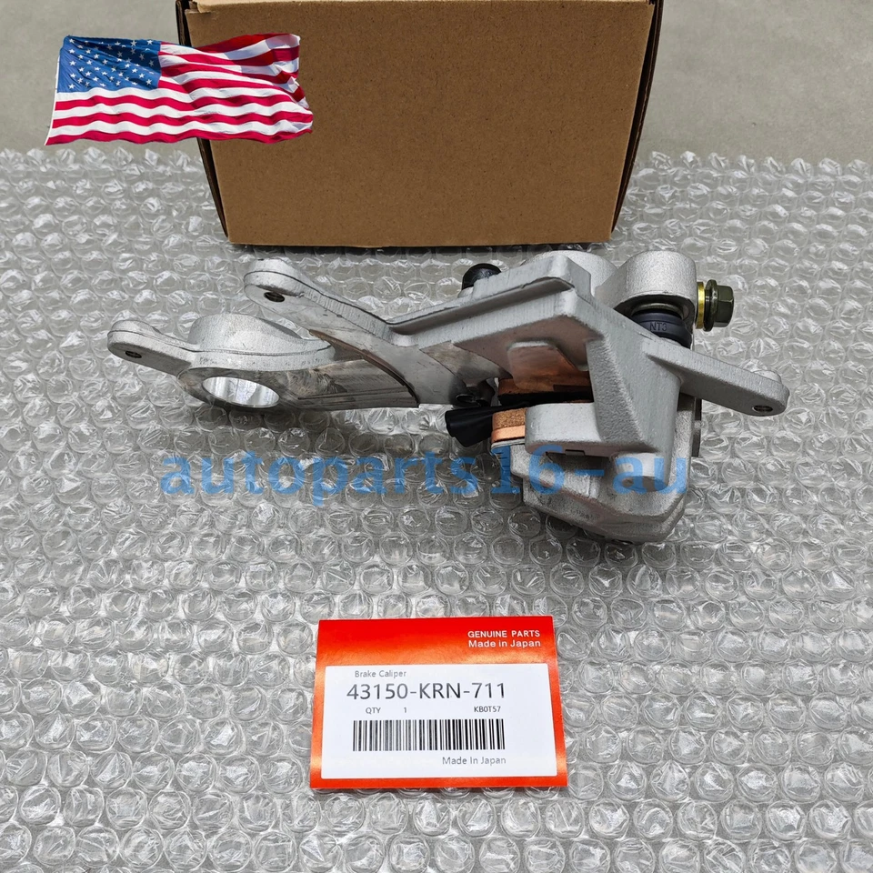 Rear Brake Caliper &Pads For Honda CR125R CR250R CRF250R CRF450R CRF250X USA - Image 2 of 4