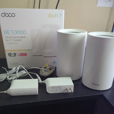 TP-Link Deco BE10000 (BE63) Tri-Band Wi-Fi 7 Mesh System 2-Pack
