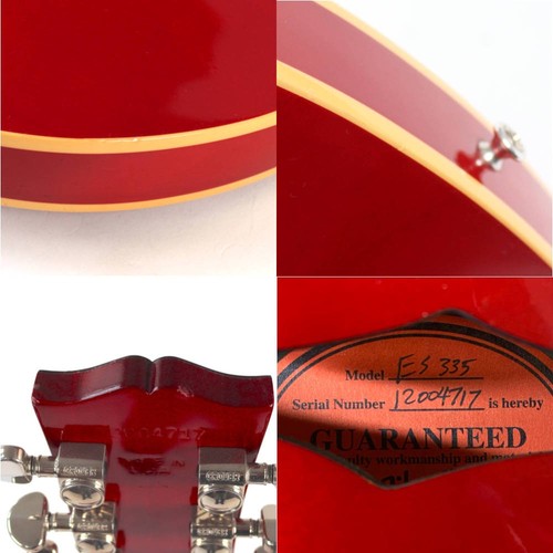 Electric Guitar Gibson Memphis Es-335 Dot Cherry 2014 Made Semi-Acoustic Es335 I - Picture 3 of 9
