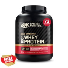 ON Gold Standard Whey Protein Delicious Straw...