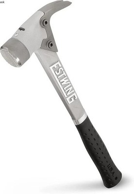 ESTWING AL-PRO Aluminum Framing Hammer - 14 oz Straight Rip Claw, Milled Face