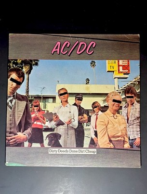 AC/DC Dirty Deeds Done Dirt Cheap LP 1981