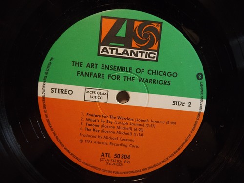 The Art Ensemble Of Chicago – Fanfare For The Warriors. Vinyl LP Reissue - Picture 11 of 15