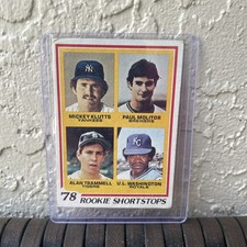 1978 Topps - Rookie Shortstops Paul Molitor, Alan Trammell, U.L.