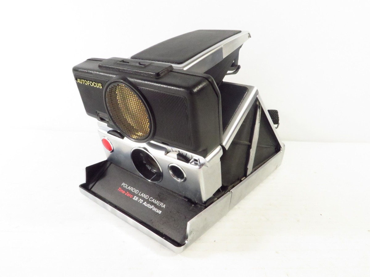 Polaroid SX-70 Land Camera w/ Time-Zero Autofocus, Excellent | eBay