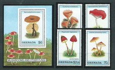 Grenade - Courrier 1989 Yvert 1825/8+H.220 ** Mnh Setas