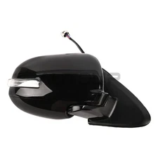 For 2014-19 Mitsubishi Outlander Right Door Mirror Power Heated w/Signal Black