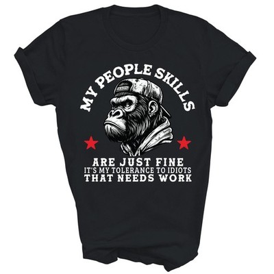 My People Skills Are Just Fine Monkey Unisex Shirt Gift