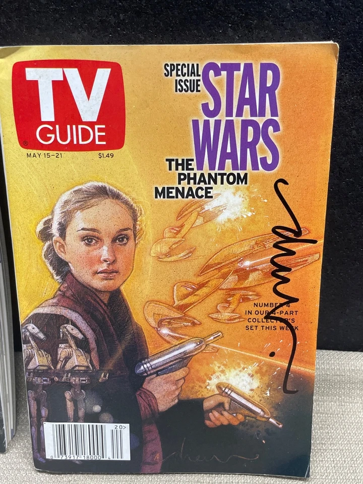Star Wars Episode One TV Guide set of two signed by Drew Struzan May 15-21, 1999 - Image 4 of 4