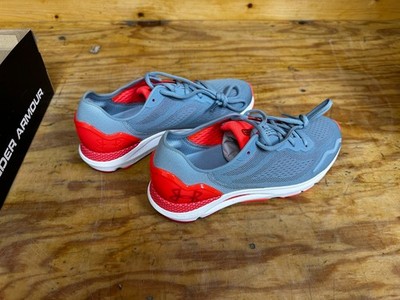 Under Armour 3026121 Men's UA HOVR Sonic 6 Running Shoes, Blue/Orange, Size 9.5