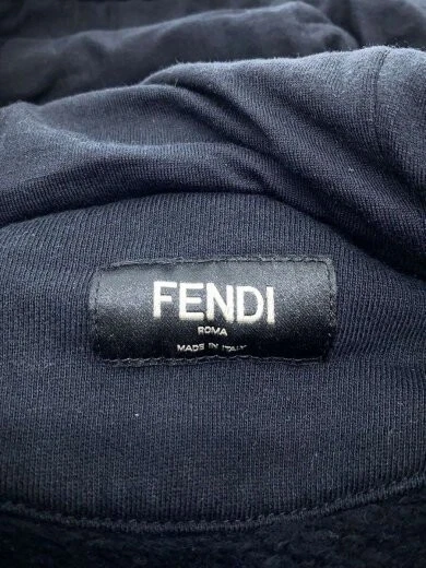 FENDI felpa con cappuccio 44 cotone BLK
