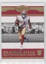 2020 Panini Plates & Patches Rookies 32/99 Brandon Aiyuk #175 0c3