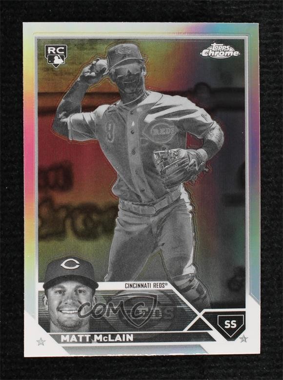 2023 Topps Chrome Update Negative Refractor Matt McLain #USC200 15mv