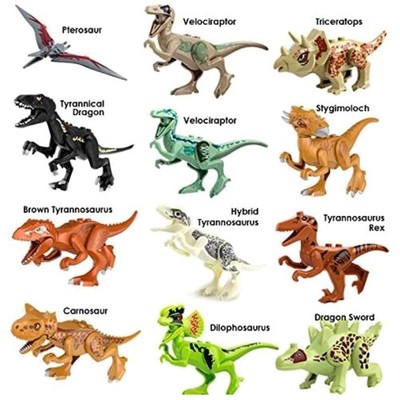 20-Piece Dinosaur Building Blocks Toy Set