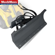 MechMaxx 57'' Hydraulic Skid Steer Dozer Blade Attachment Snow Dirt Pusher,HDB57
