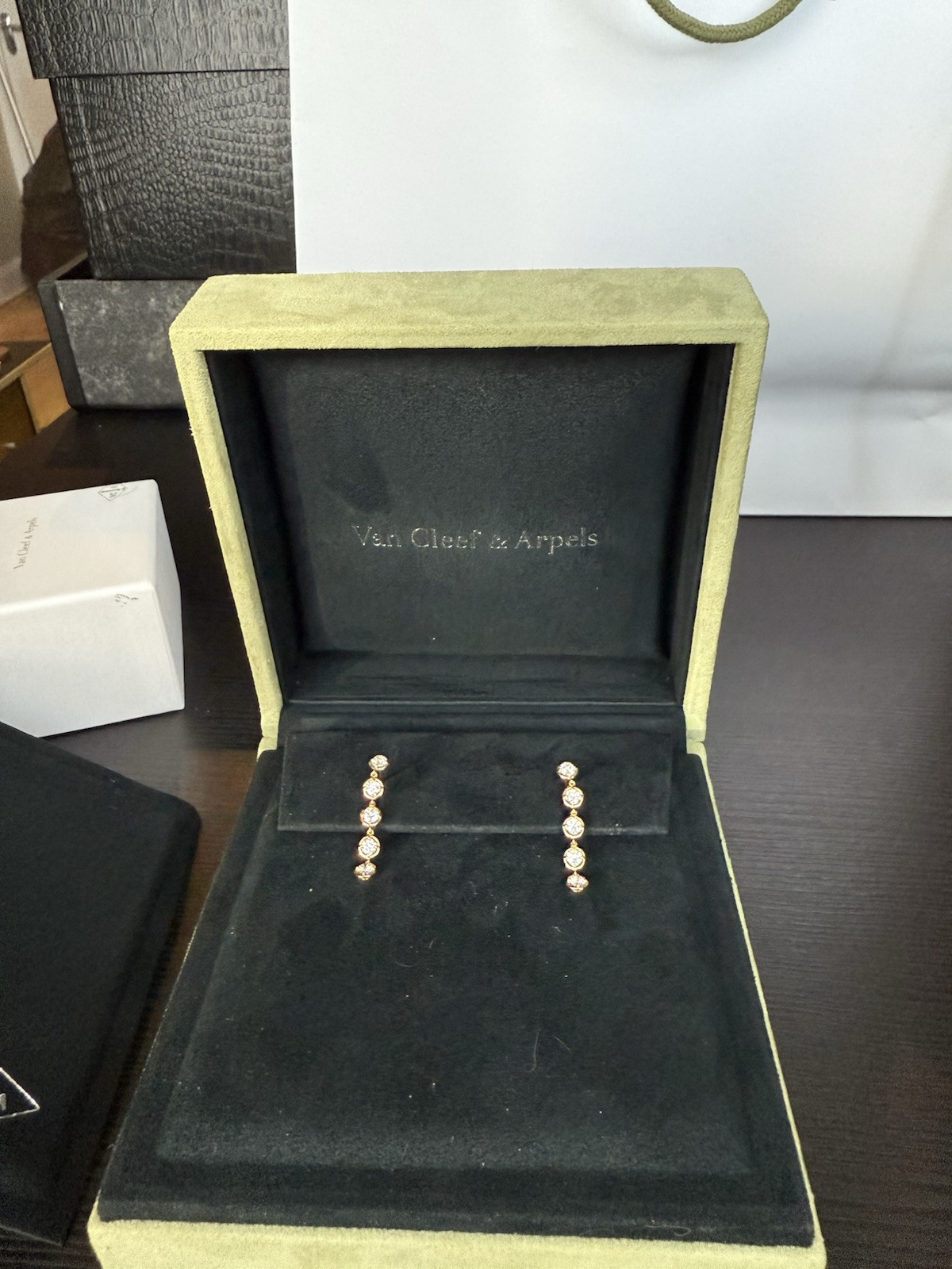 Van Cleef & Arpels Diamond Earrings, RRP 17,000 image 4