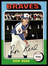 1975 Topps Baseball Card Ron Reed Atlanta Braves #81 NM