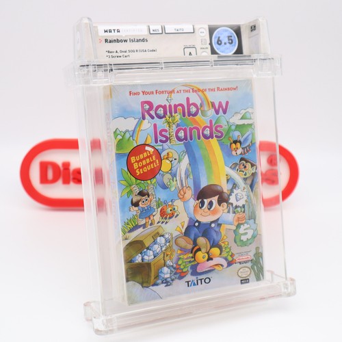 NES Nintendo RAINBOW ISLANDS "BUBBLE BOBBLE SEQUEL" WATA GRADED 6.5 A NEW Sealed - Picture 3 of 10