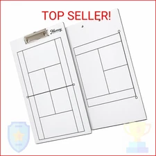 Murray Sporting Goods Dry Erase Coaches Clipboard | Double-Sided Dry Erase White