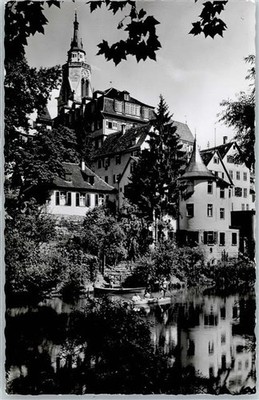 51497544 - 7400 Tuebingen Neckar mit Hoelderlinturm und Alter Aula