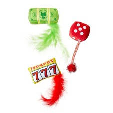 Vibrant Life Vegas Cat Toys with Catnip, 3 Pack