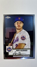 2021 Topps Chrome Platinum Anniversary Pete Alonso #143 New York Mets