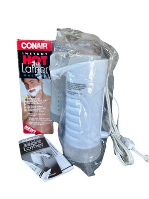 Conair Instant Hot Lather Machine HLM10 Shaving Cream Warmer New Open Box