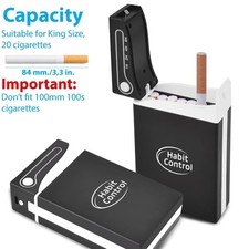 Smart Cigarette Case Electronic Timing Cigarette Lock Box with a Timer | 20PCS