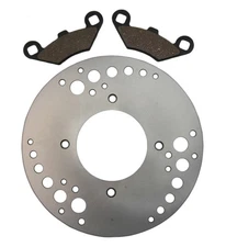 Rear Disc Brake Rotor & Semi-Metallic Pads fits Polaris Predator 500 2003-2007
