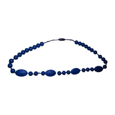 Silicone Purple Chew Bead Necklace