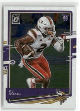 2020 Donruss Optic #102 K.J. Osborn Minnesota Vikings