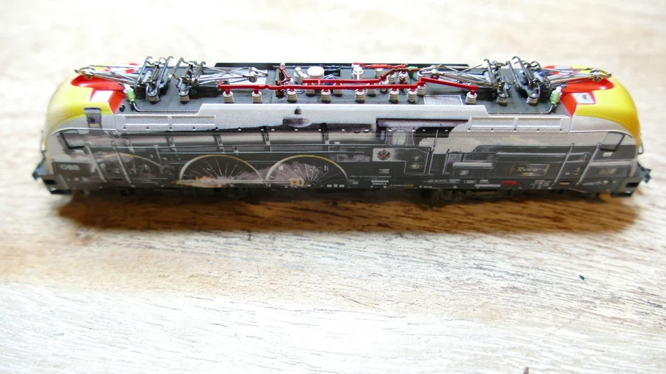 Elektrolok BR 1216, N-Spur, Fleischmann, "Dampfloktaurus", gebraucht - Bild 4 von 4