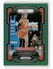2024 Panini Prizm Monopoly WNBA DiJonai Carrington #17 Green 23/24